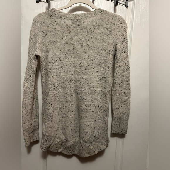 Rag & bone 100% cashmere tunic sweater women’s XS gray speckled quiet luxury - Picture 2 of 15